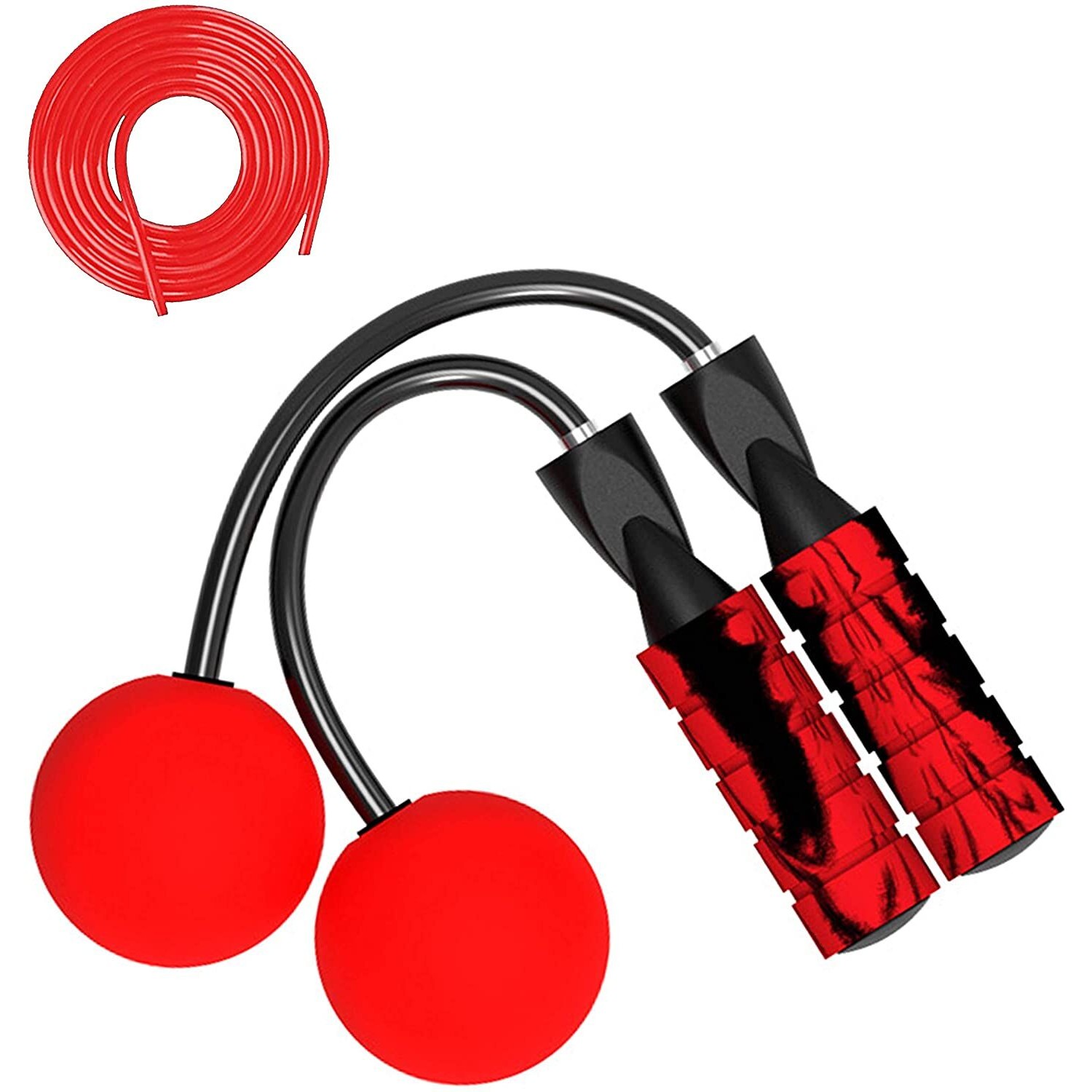 Cordless Jump Rope With Weighted Balls