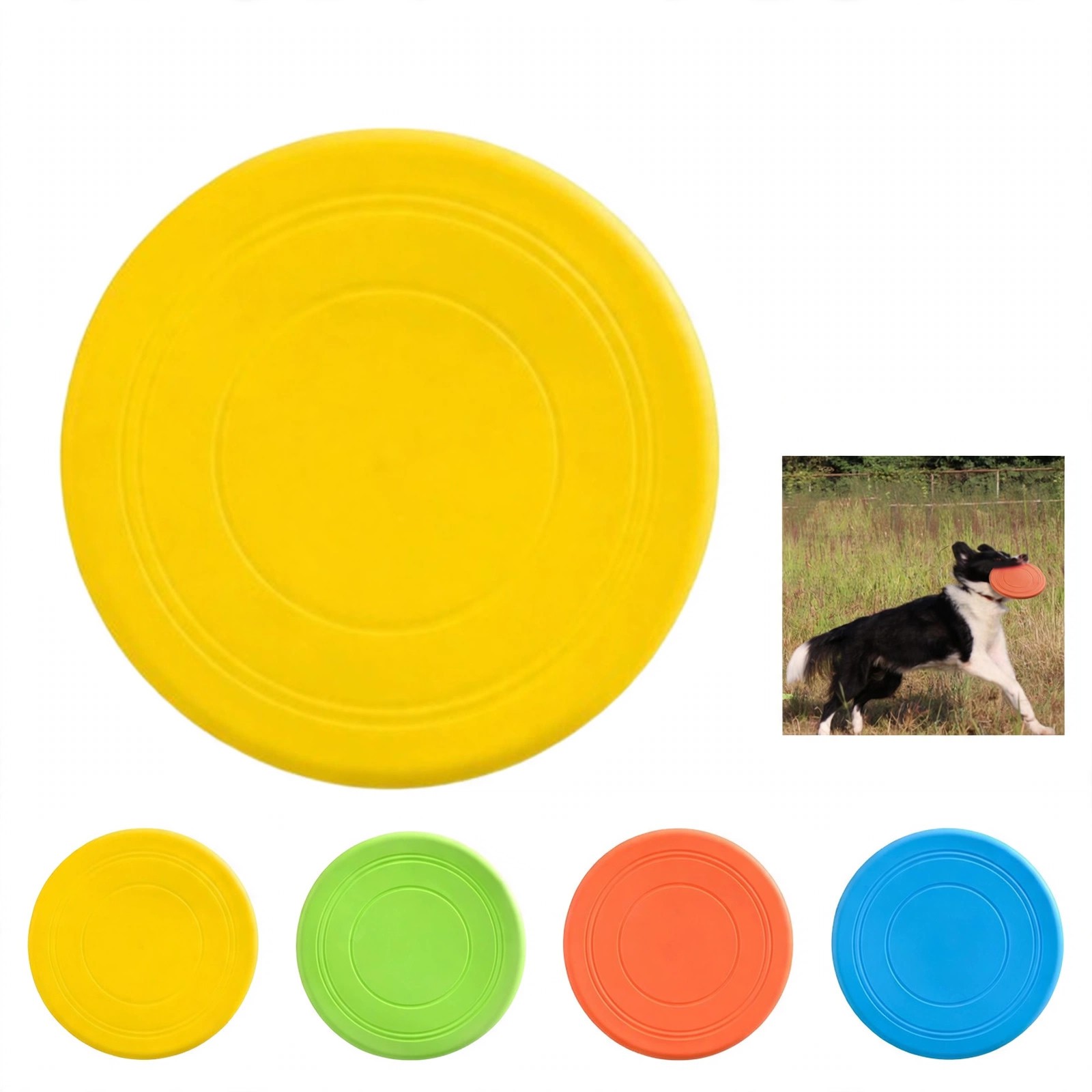 Soft Silicone Dog Flying Disc