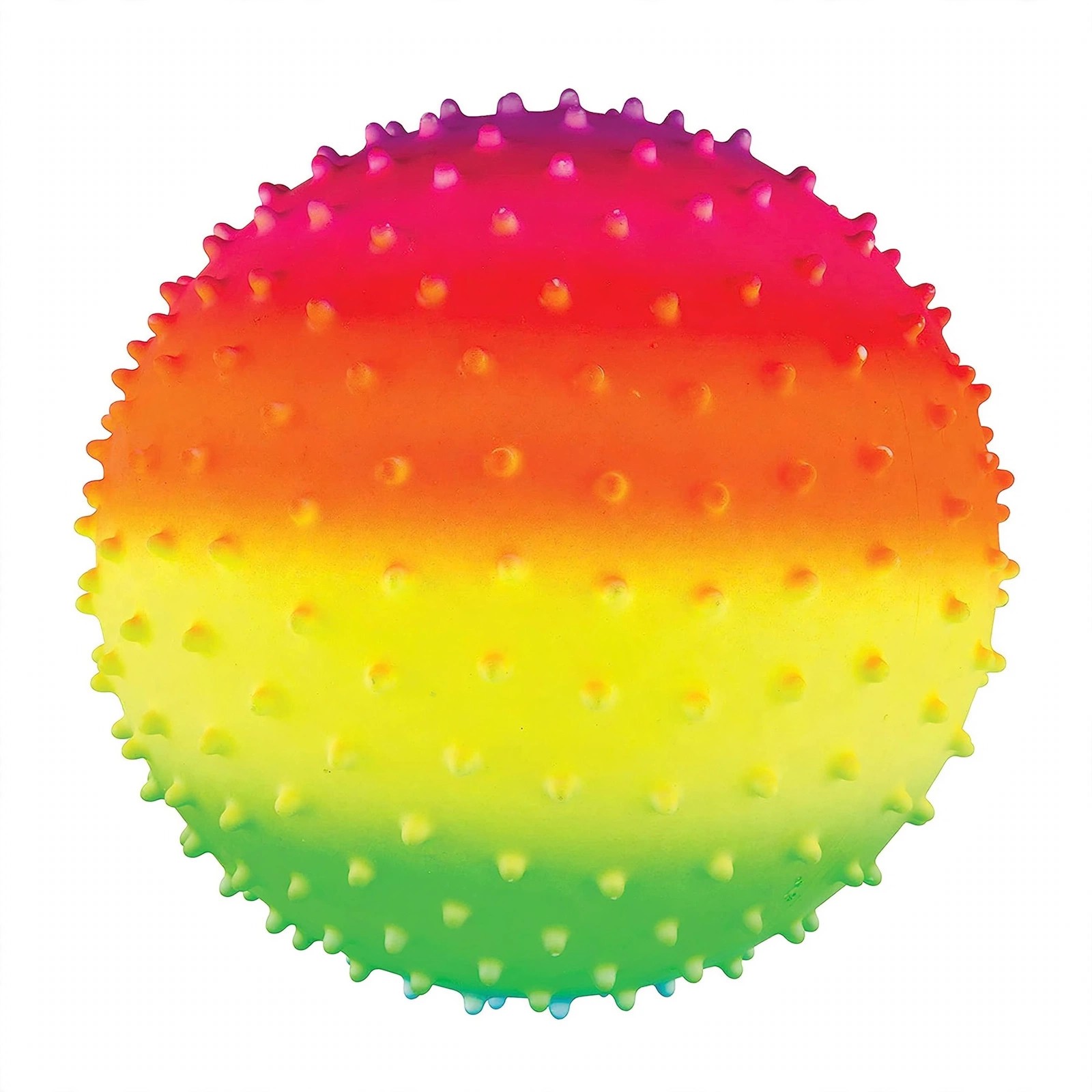 Rainbow Spiky TPR Squeeze Ball