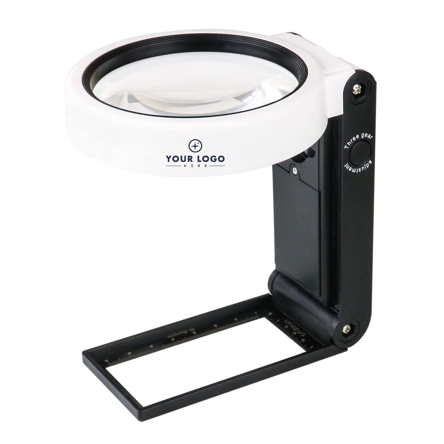6X/25X Foldable Magnifying Glass With 31 LEDs and Stand