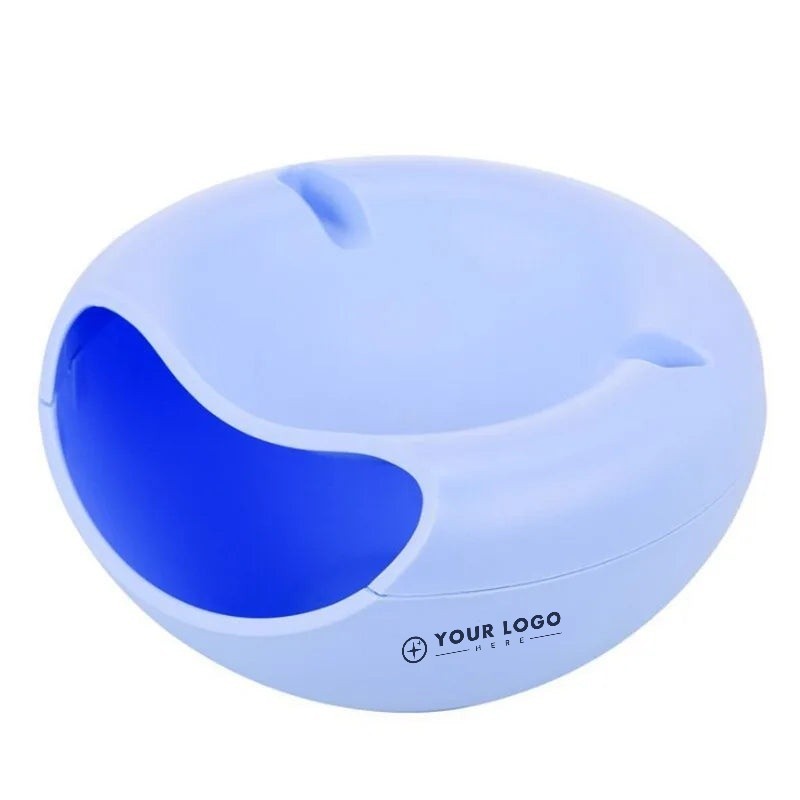 Double-Layer Plastic Fruit and Snack Bowl