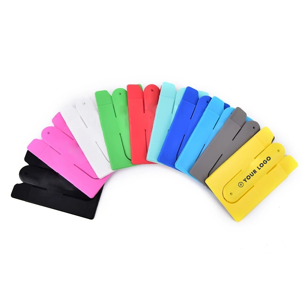 Silicone Phone Card Holder With Stand