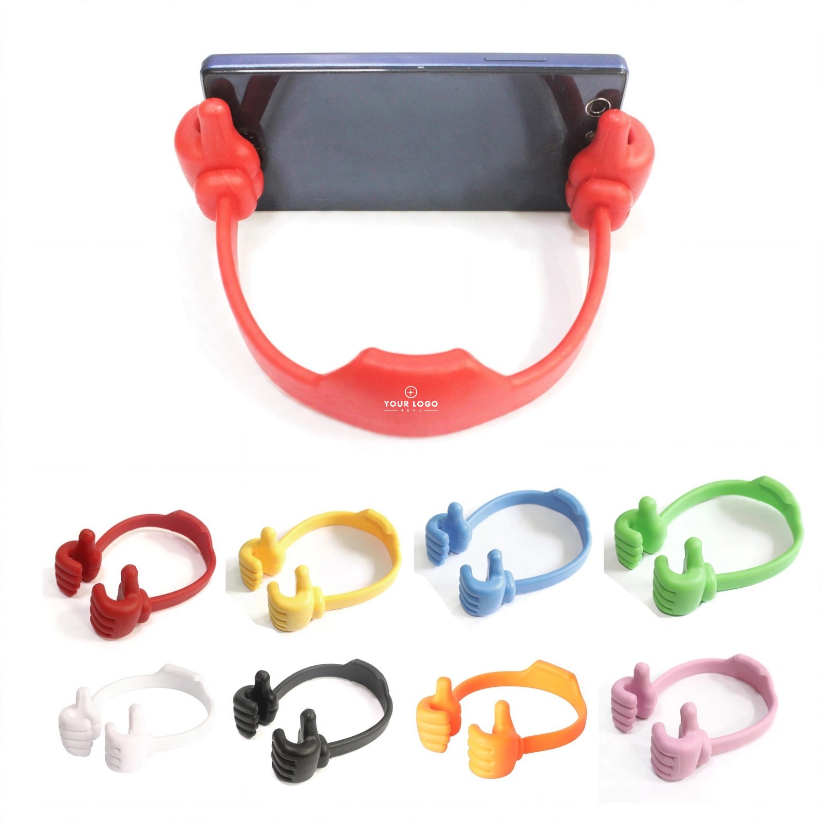 Smiling Thumbs Silicone Phone Stand