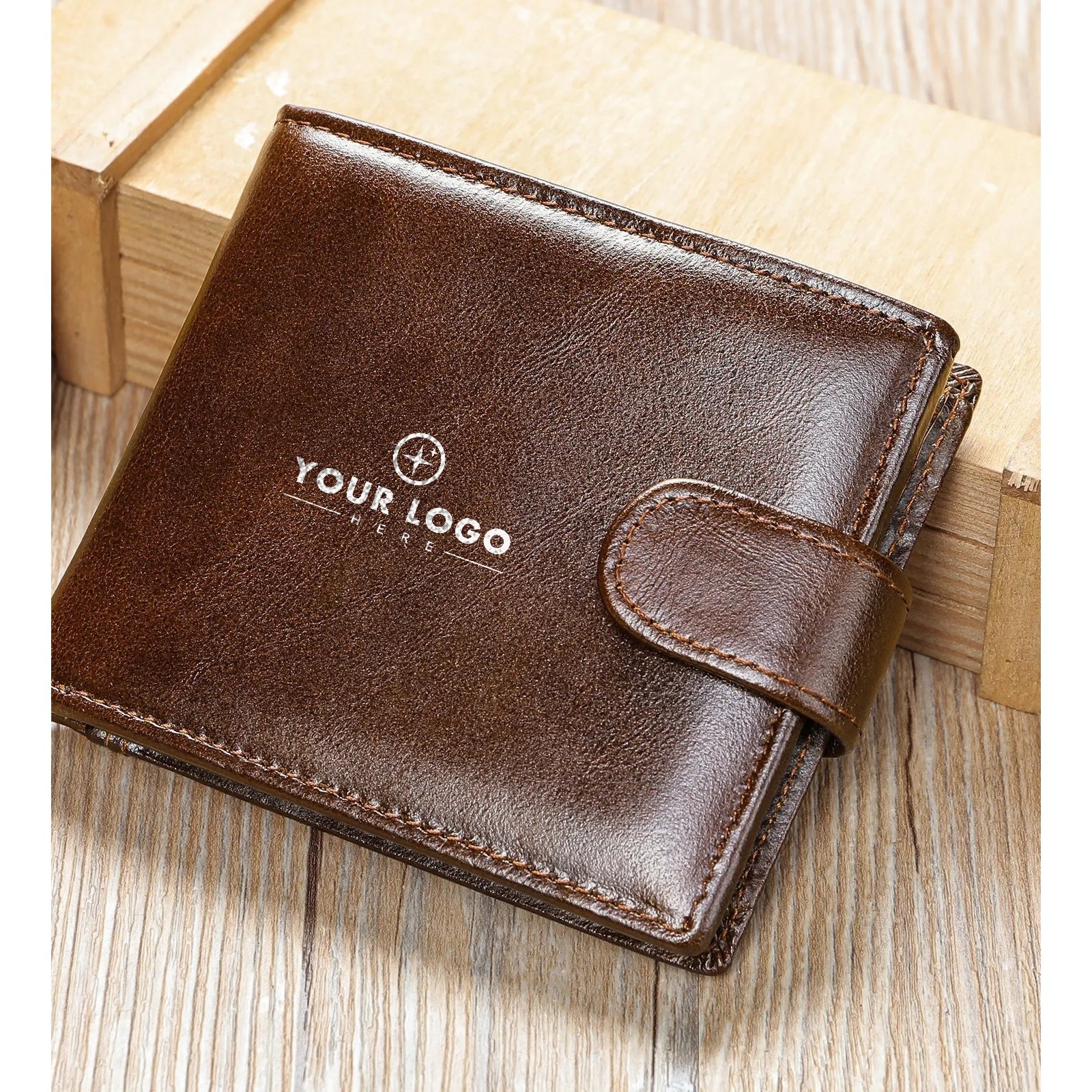 Vintage-Style Men's Leather Wallet