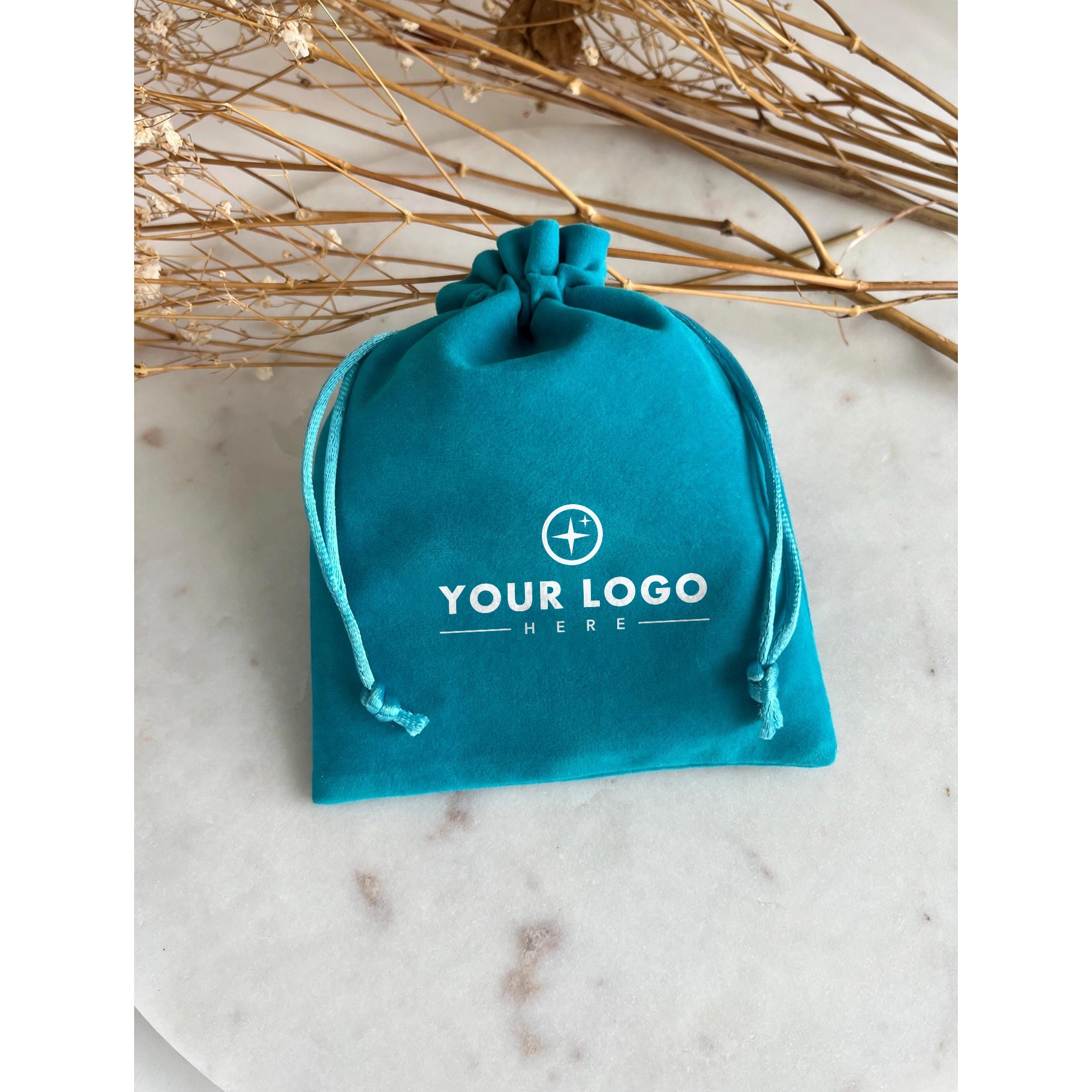 Velvet Drawstring Jewelry Pouch
