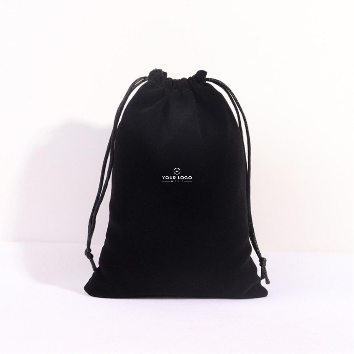 Suede Velvet Drawstring Storage Bag