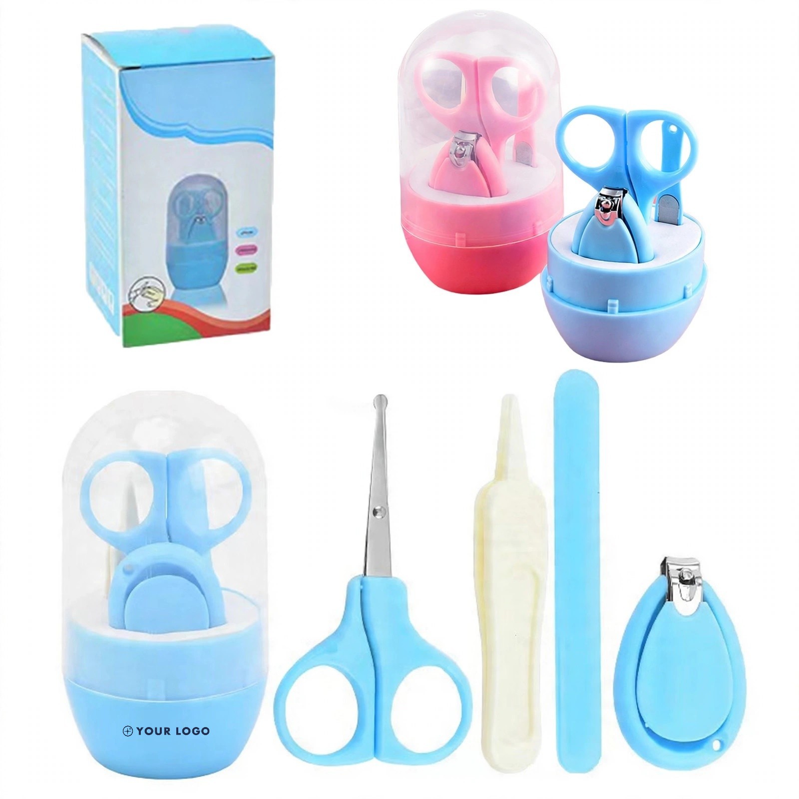 4-Piece Baby Nail Care Kit With Case