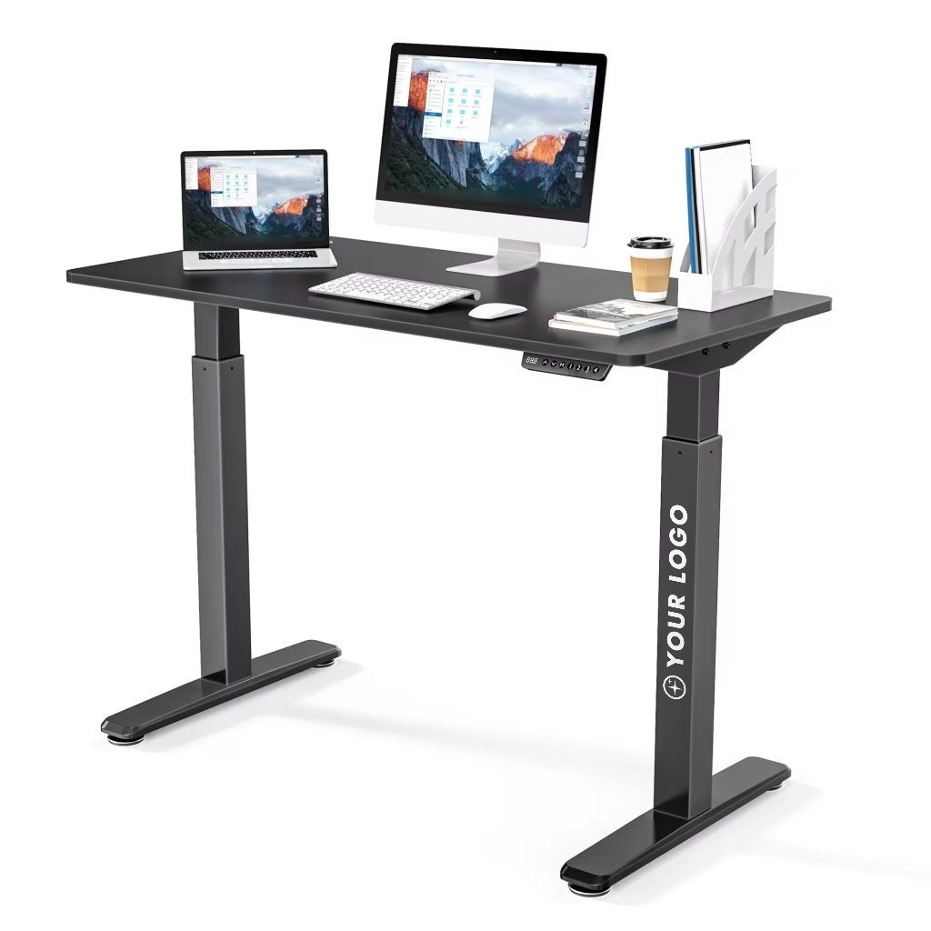 Height-Adjustable Sit-Stand Computer Desk