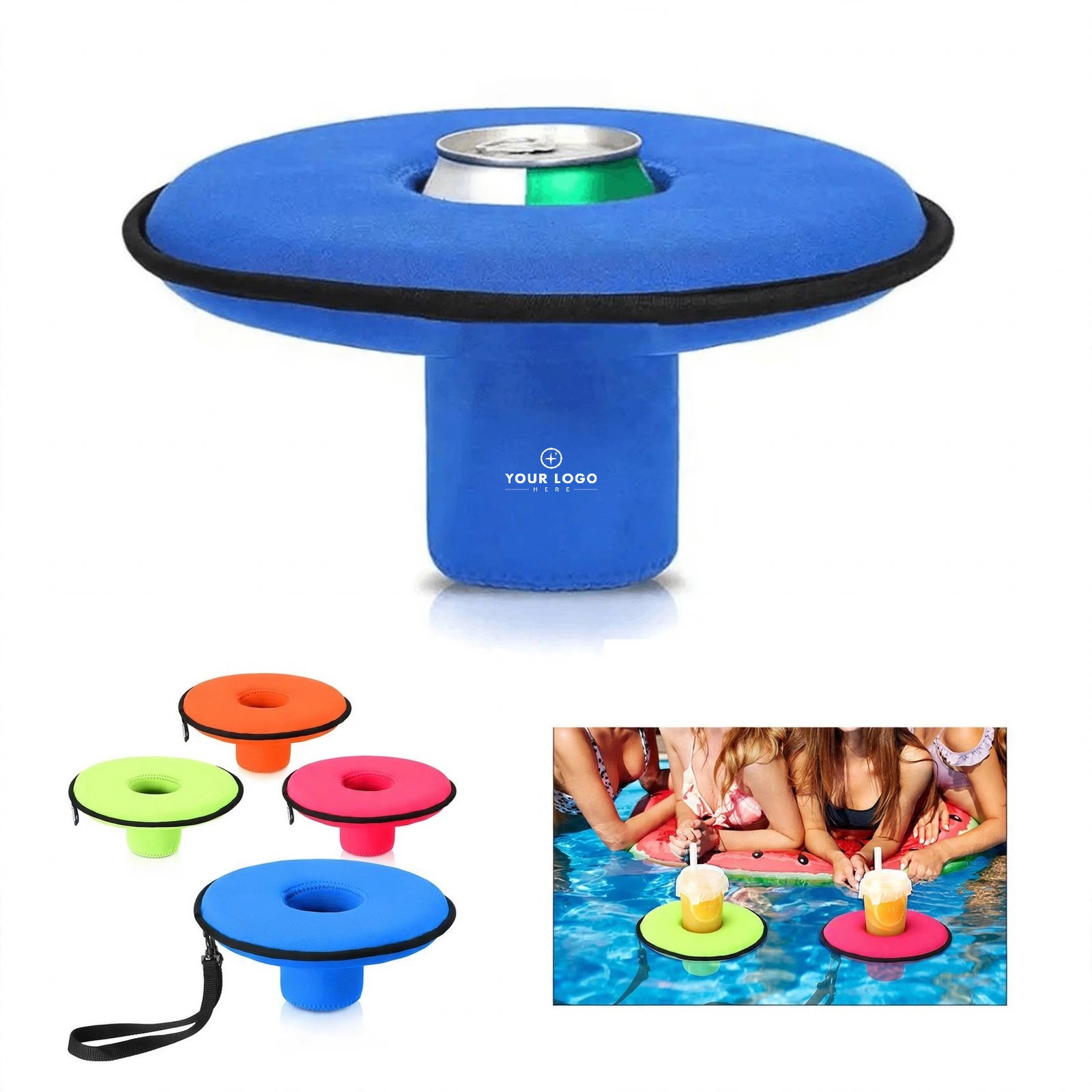Neoprene Floating Pool Drink Holder