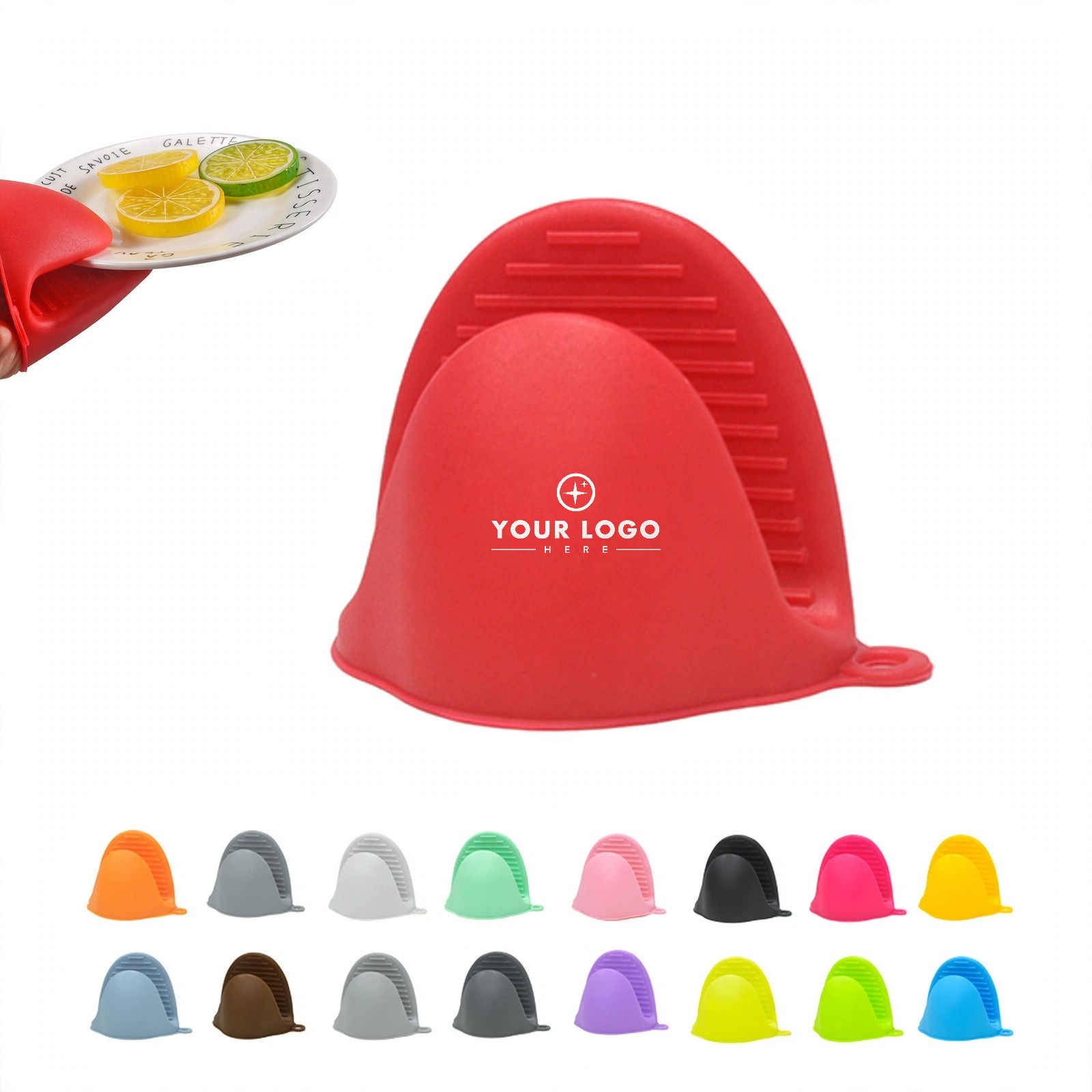 Heat-Resistant Silicone Pot Holder Clip