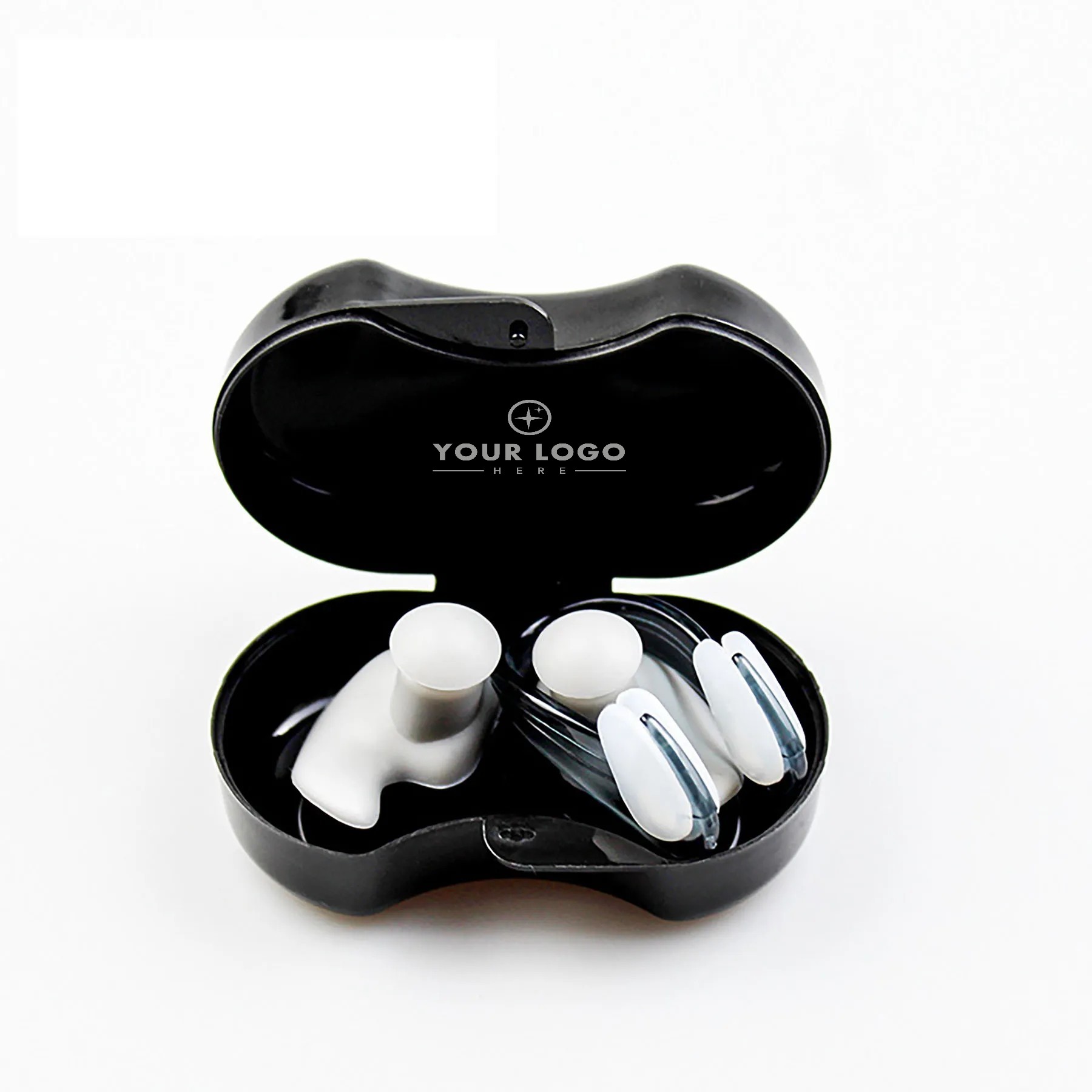Silicone Swim Ear Plugs and Nose Clip Set