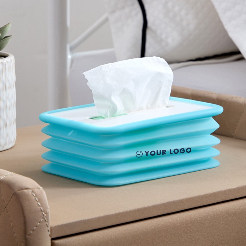 Collapsible Silicone Tissue Box