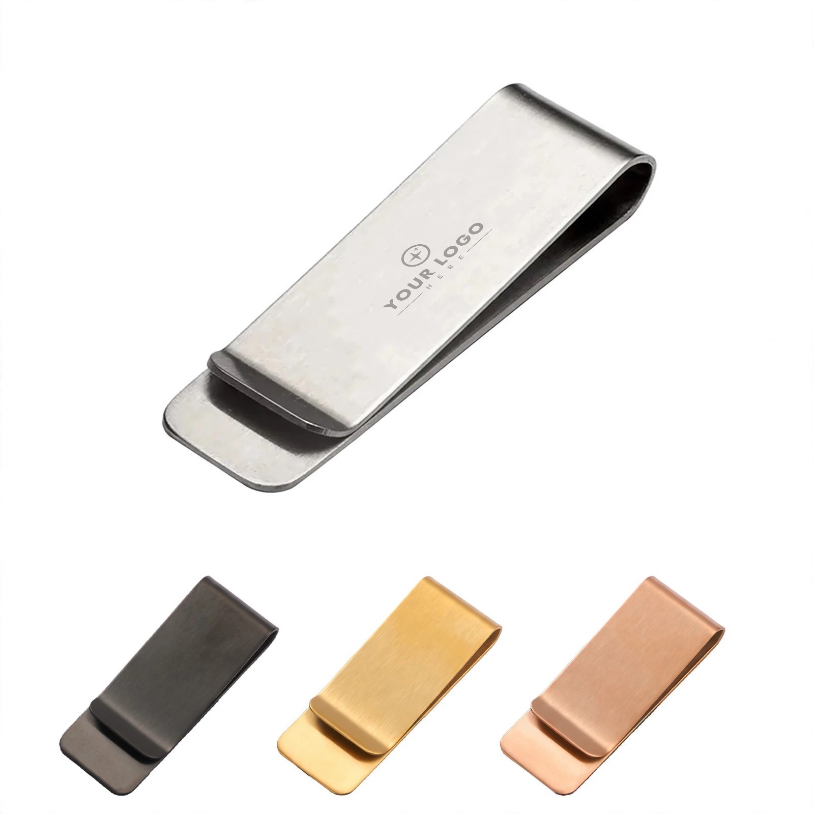 Stainless Steel Money Clip and Bookmark