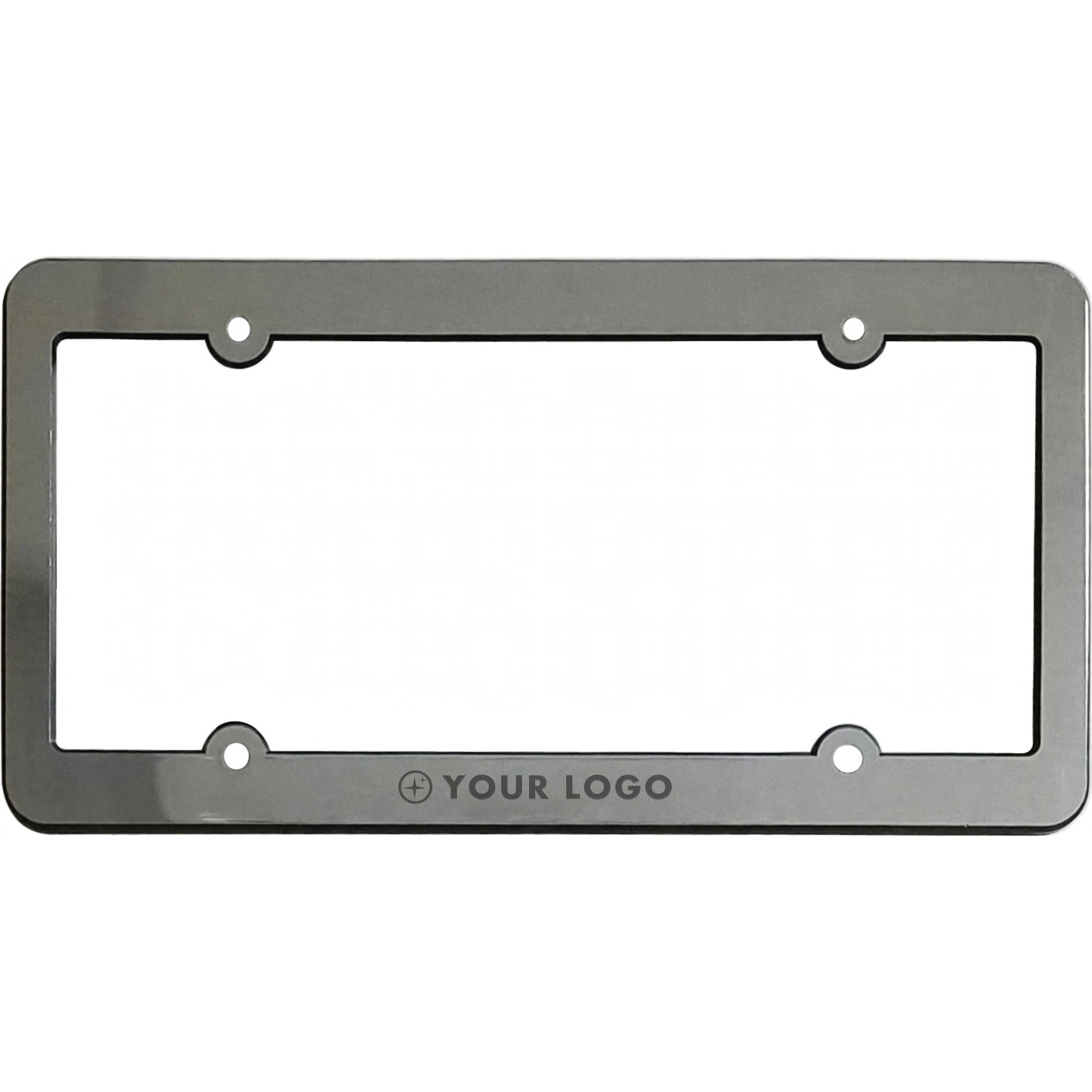 Chrome-Finish ABS License Plate Frame