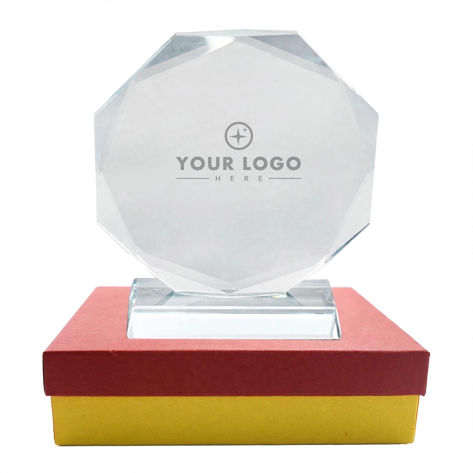 Crystal Award With Base and Gift Box