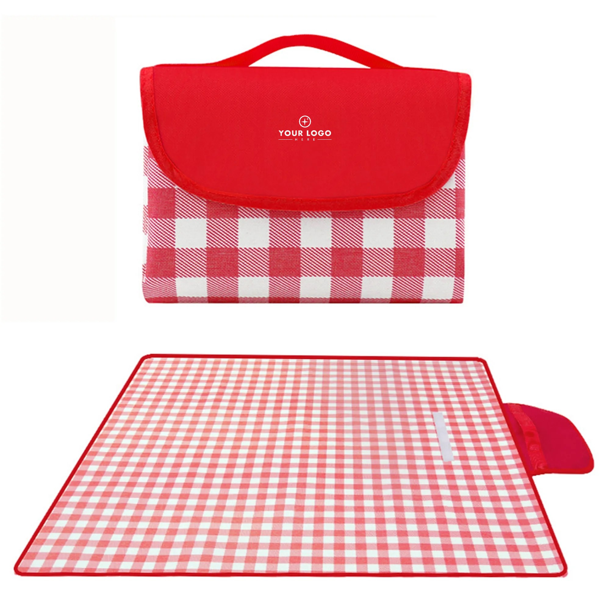 Waterproof Oxford Fabric Gingham Picnic Mat