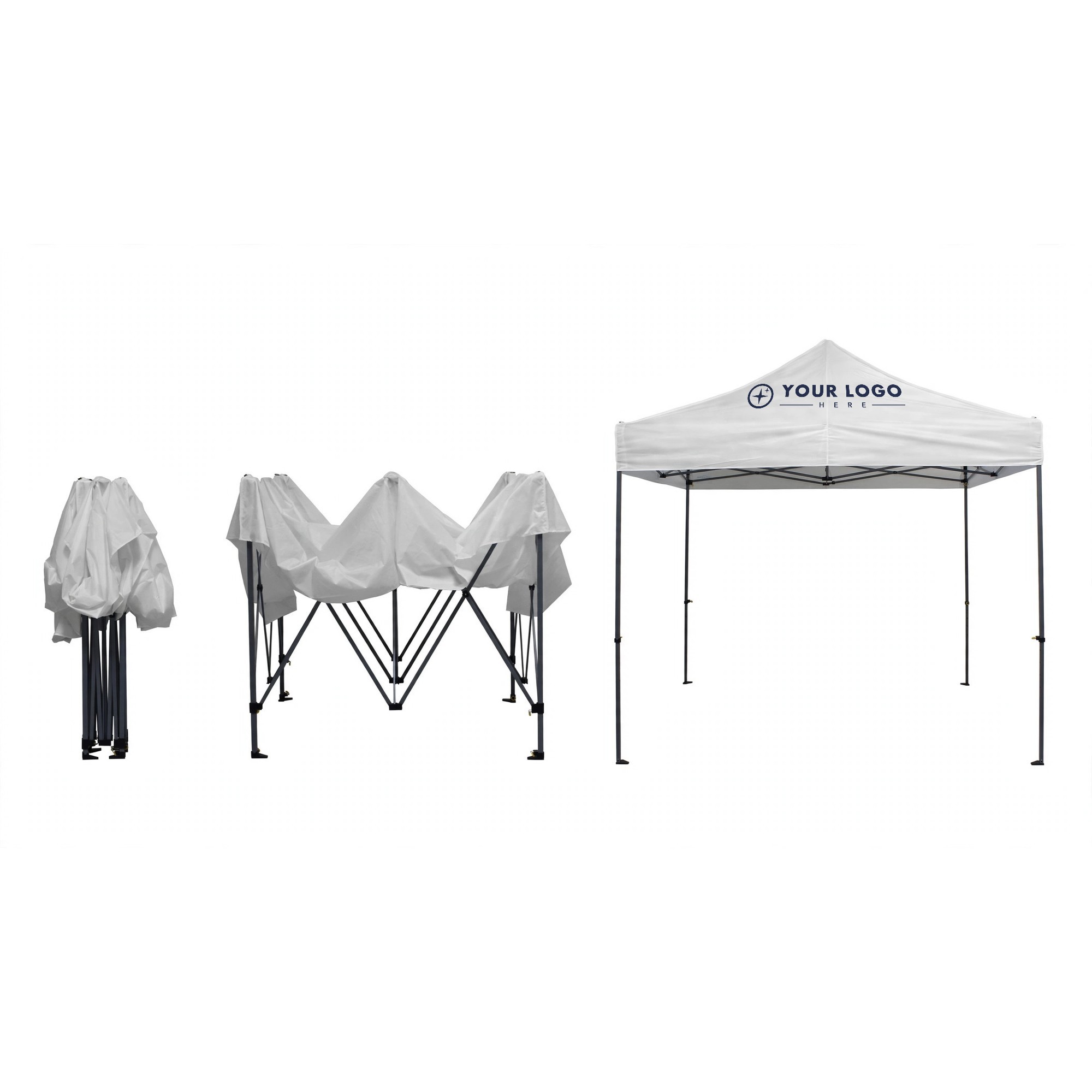 10 Ft. Dye-Sublimated Event Tent Kit With Steel Frame
