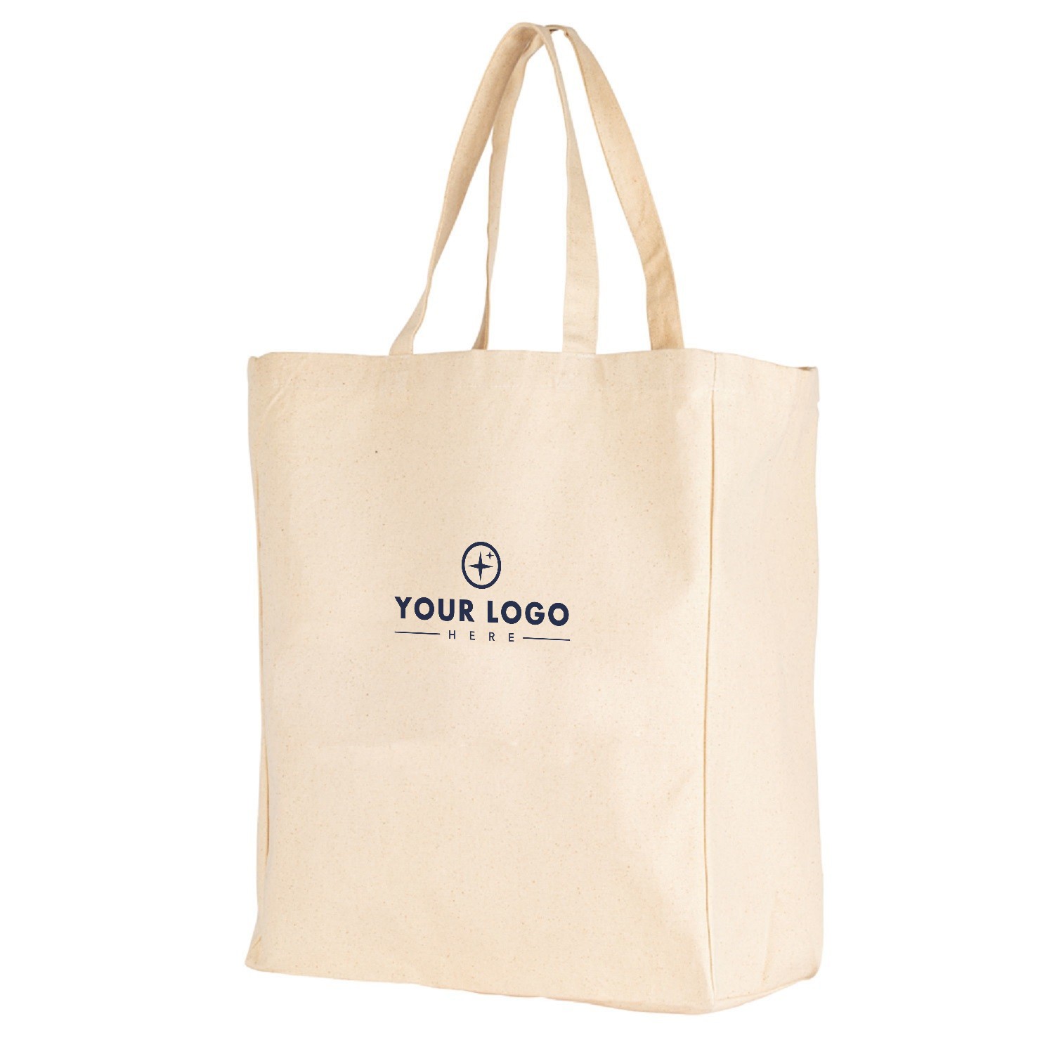 14" x 16" Large Cotton Shopping Bag With Gusset
