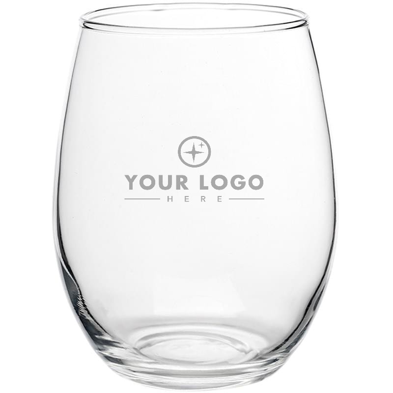 15 Oz. Egg-Shaped Stemless Wine Glass