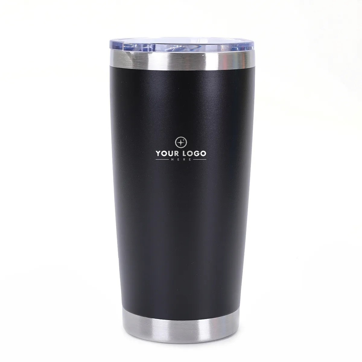 16 Oz. Recycled Stainless Steel Vacuum Tumbler - Ash Gray