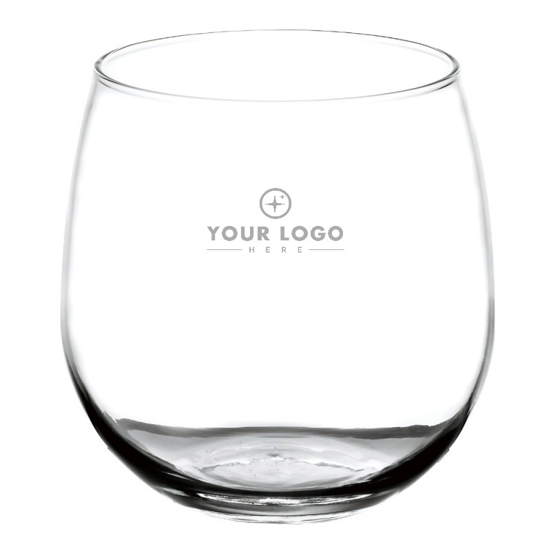 16 Oz. Bottom-Heavy Stemless Wine Glass