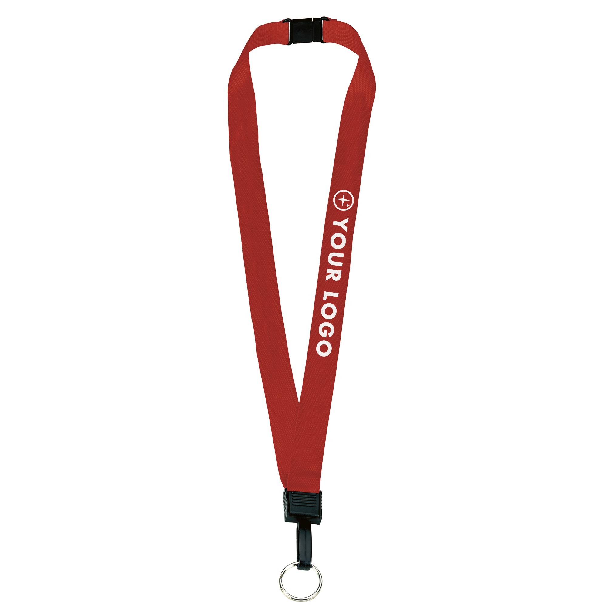 3/4" x 18" Breakaway Lanyard With Key Ring