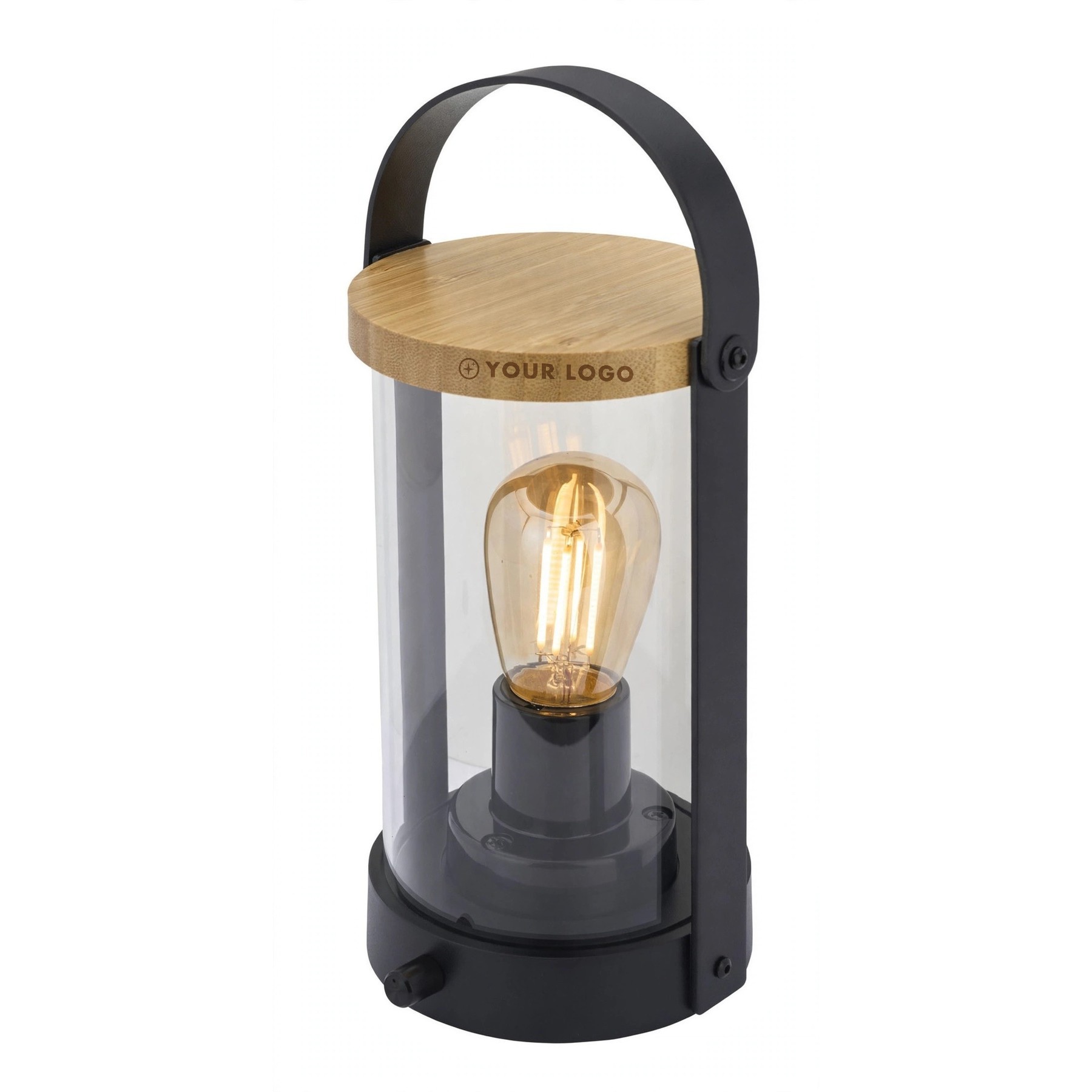3W Dimmable Desk Lantern With Bamboo Top