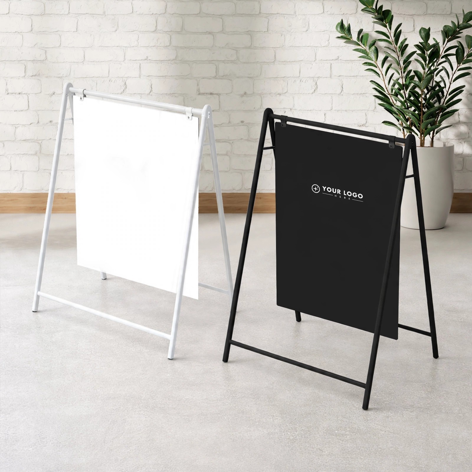 Double-Sided Swinging A-Frame Sign