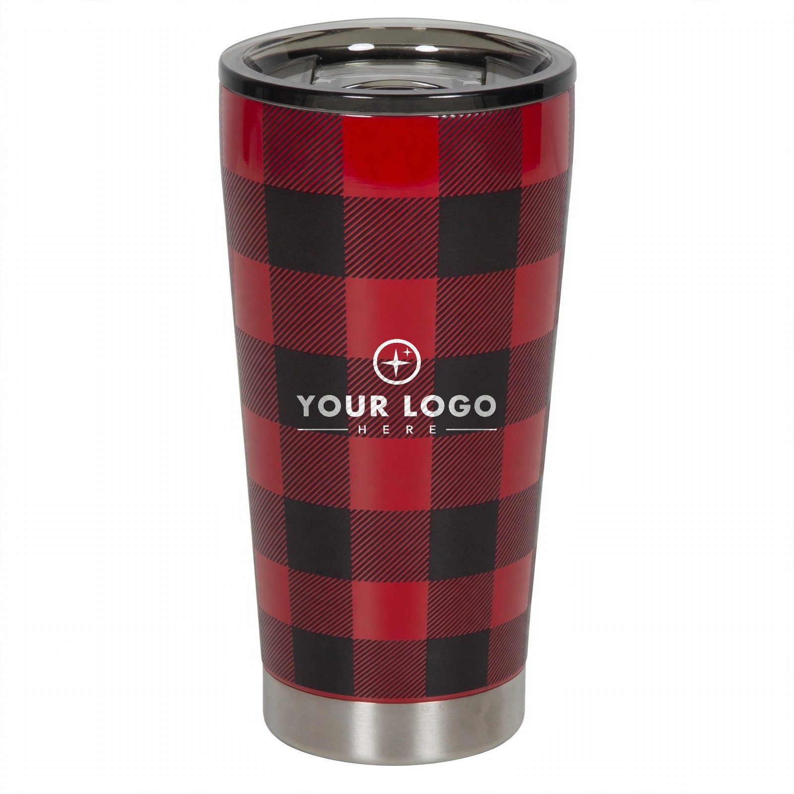 Ceramic-Lined Stainless Steel Holiday Travel Mug