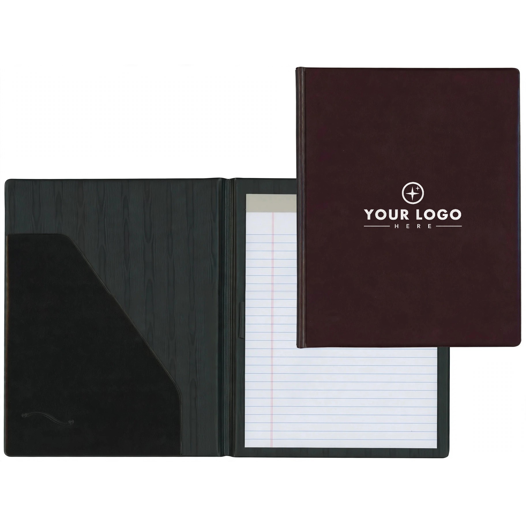 Padfolio With Refillable Ruled Notepad