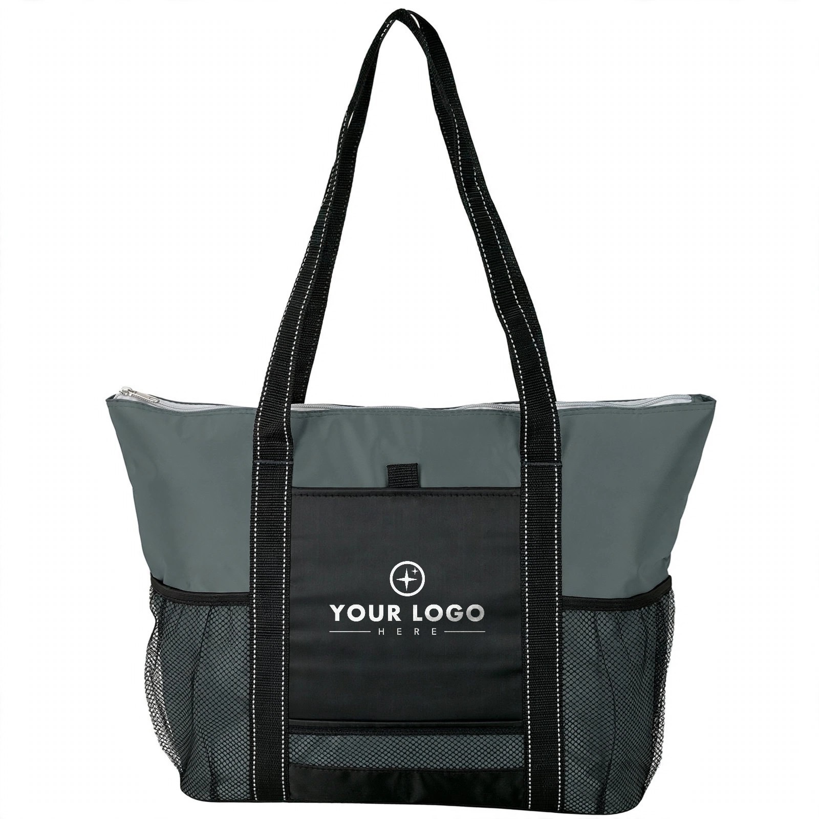Large PEVA-Lined Cooler Tote Bag