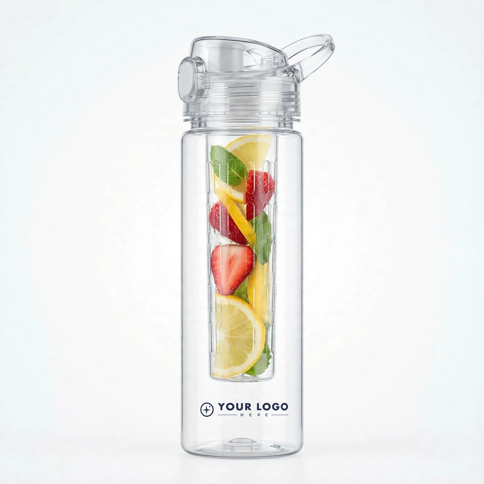 18.5 Oz. Borosilicate Glass Fruit Infuser Bottle