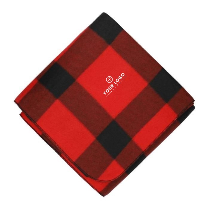 Buffalo Plaid Lightweight Fleece Blanket