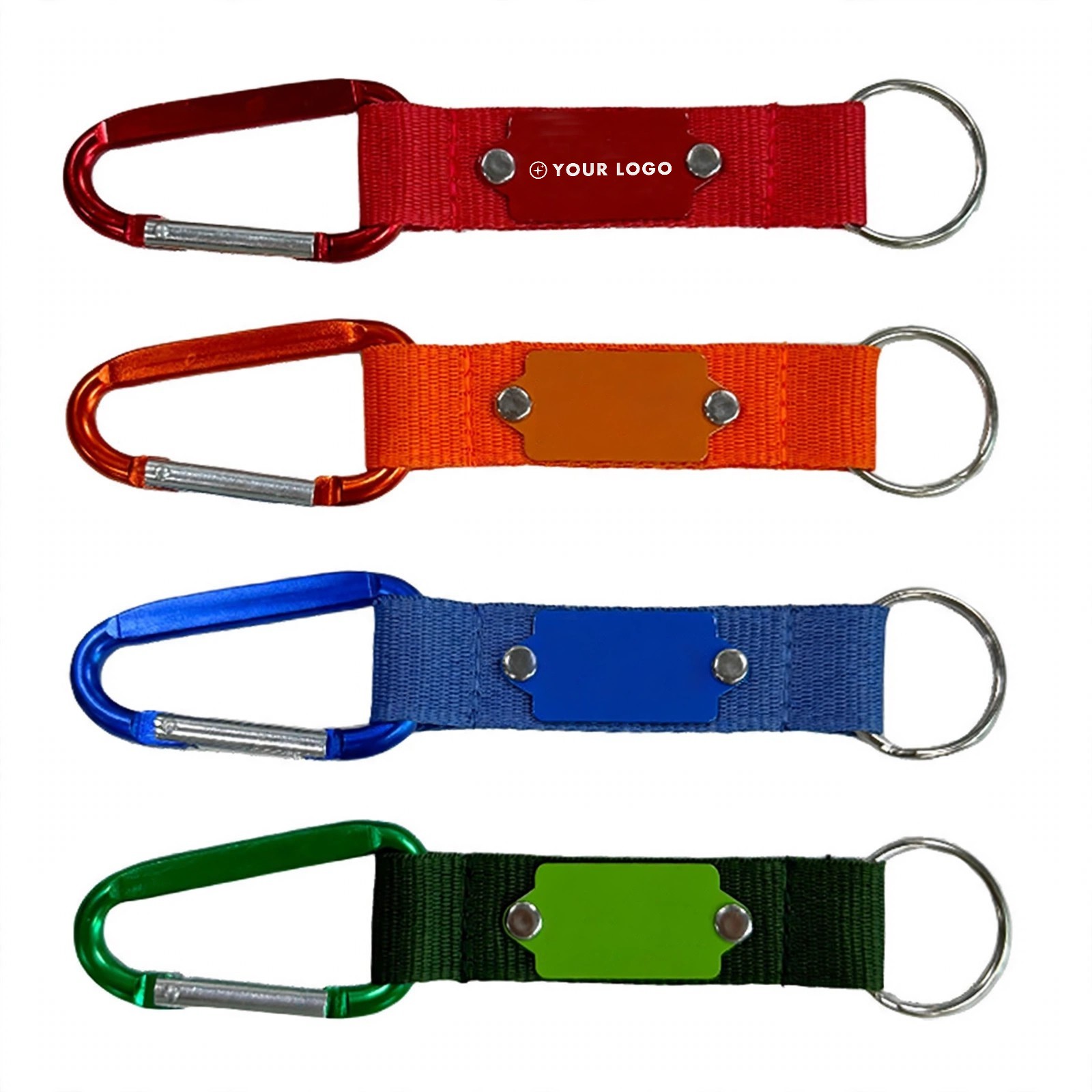7.87" Carabiner Lanyard With Split Ring