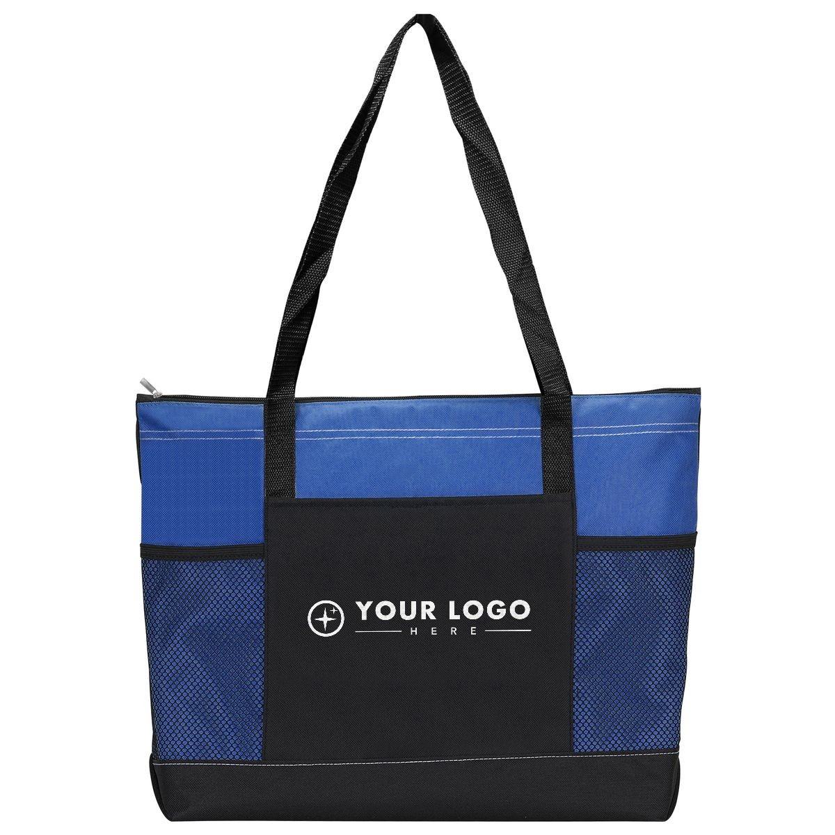 Carry-All Travel Tote With Mesh Side Pockets
