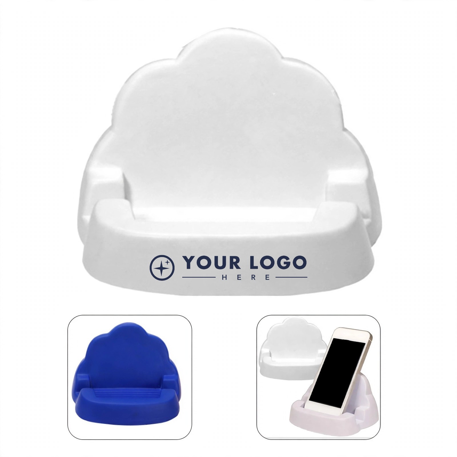 Cloud-Shaped Plastic Phone Stand
