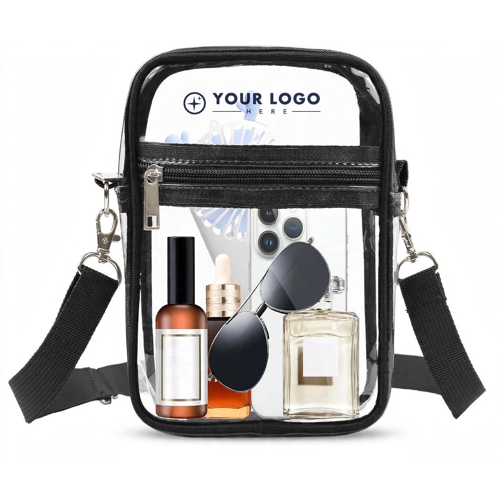 Clear PVC Stadium Crossbody Sport Pack