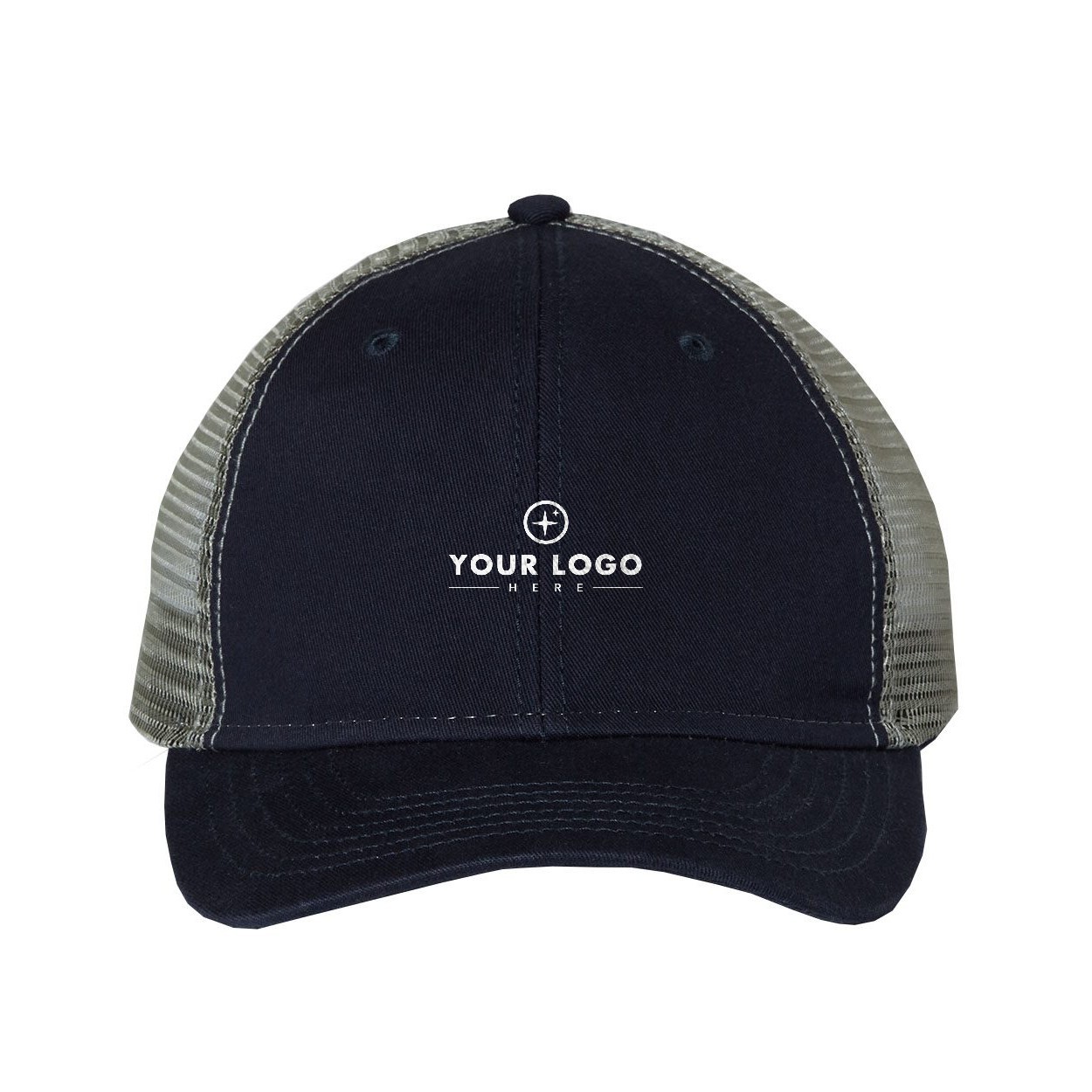 Bio-Washed Cotton Twill Trucker Cap