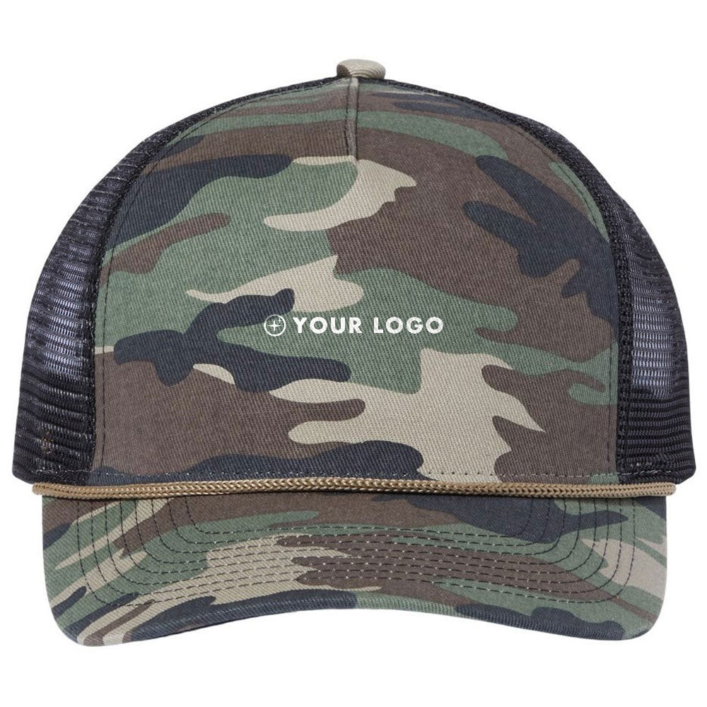 Retro Rope Cotton Twill Trucker Hat