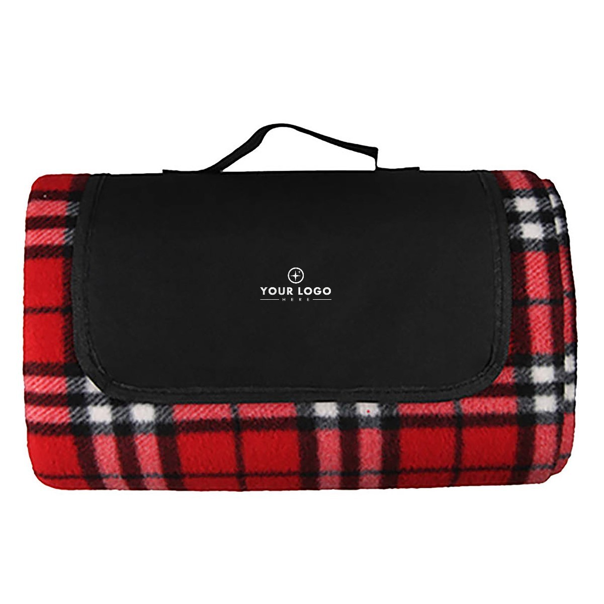 Recycled Fleece Picnic Blanket With Carry Handle