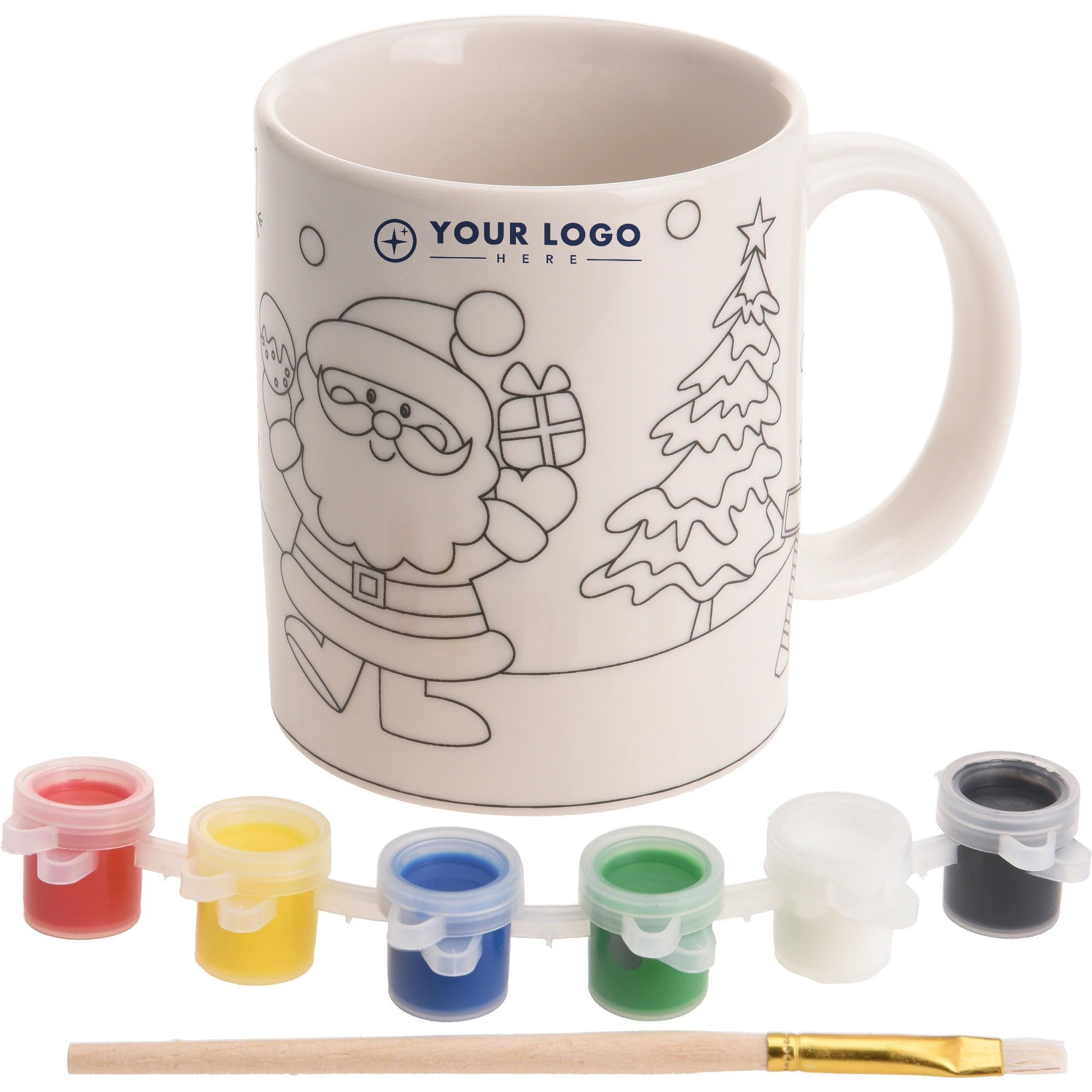 12 Oz. Paint-Your-Own Ceramic Holiday Mug Kit