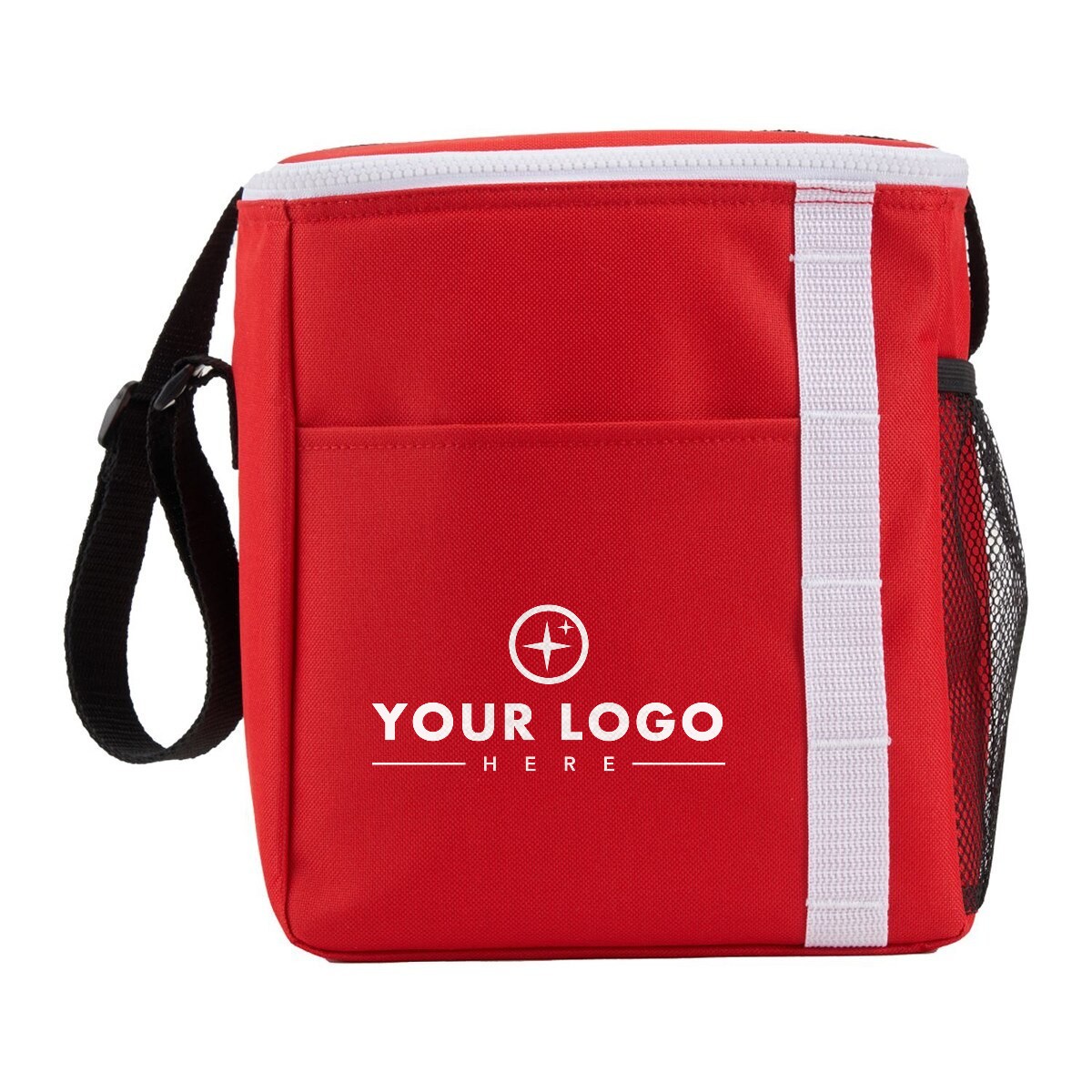 600D Recycled Polyester 12-Can Lunch Bag