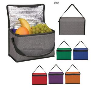 Heathered Non-Woven Cooler Bag - Gray