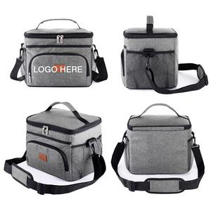 Insulated Lunch Bag for Men - Gray