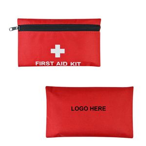 12 Piece First Aid Kits - Red