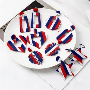 4th of July Earrings - Red/White/Blue