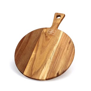 Round Serving Board - Wood Brown