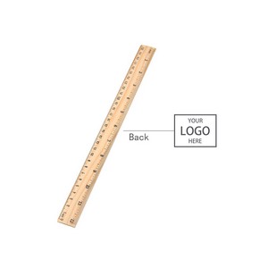 Wooden Ruler - Wood Brown