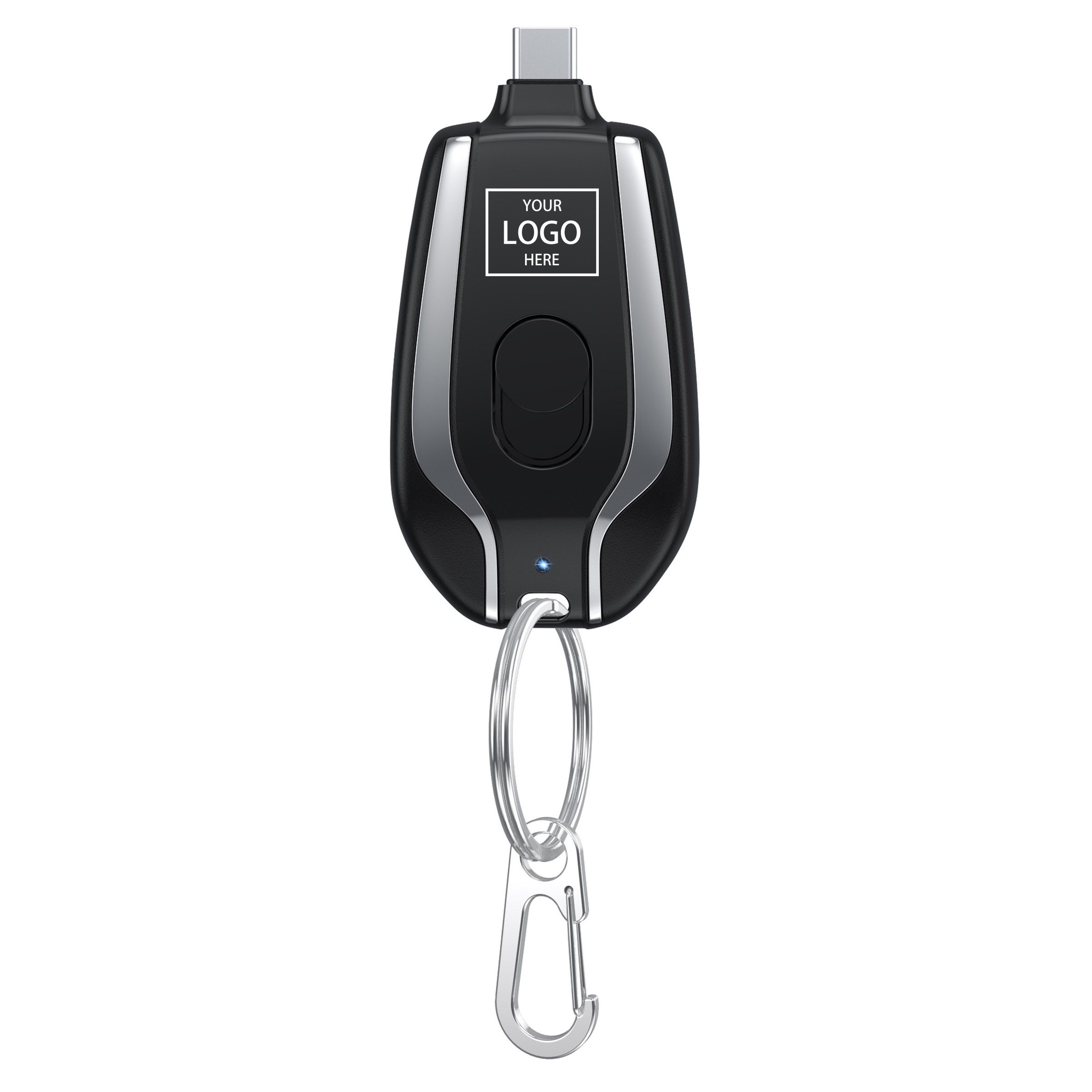 Keychain Power Bank - Black