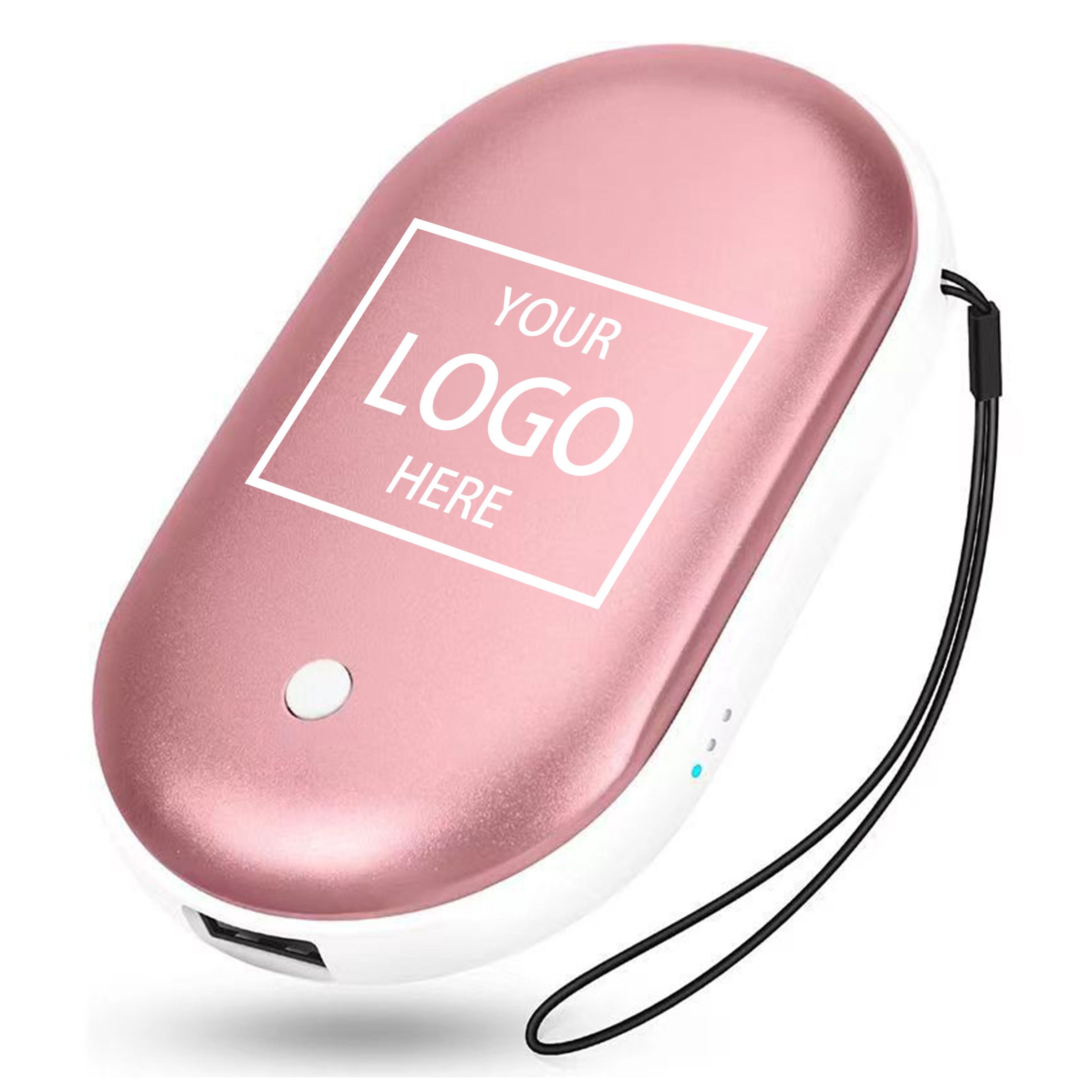2 In 1 Hand Warmer Power Bank - Gold